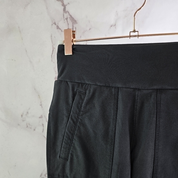 Athleta Jogger Womens 2 XS Black Headlands Hybrid Cargo Trek Pants Climbing Zip - Picture 2 of 14